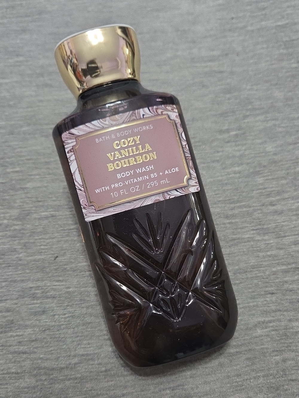 RARE‼ BATH & BODY WORKS Cozy Vanilla Bourbon Body Wash Shower Gel Soap w/ Aloe
